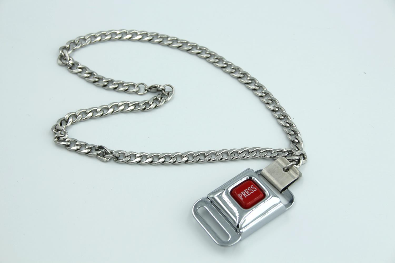 Customied necklace (Metal seat belt buckle)